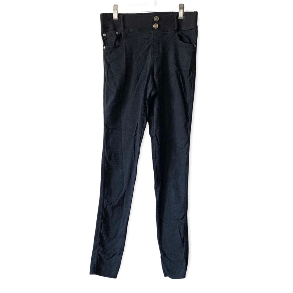 Black high rise jeggings leggings pants stretchy
